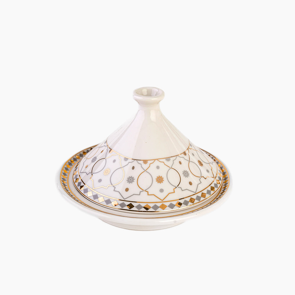 Rosa Andalus Dates Plate With Lid