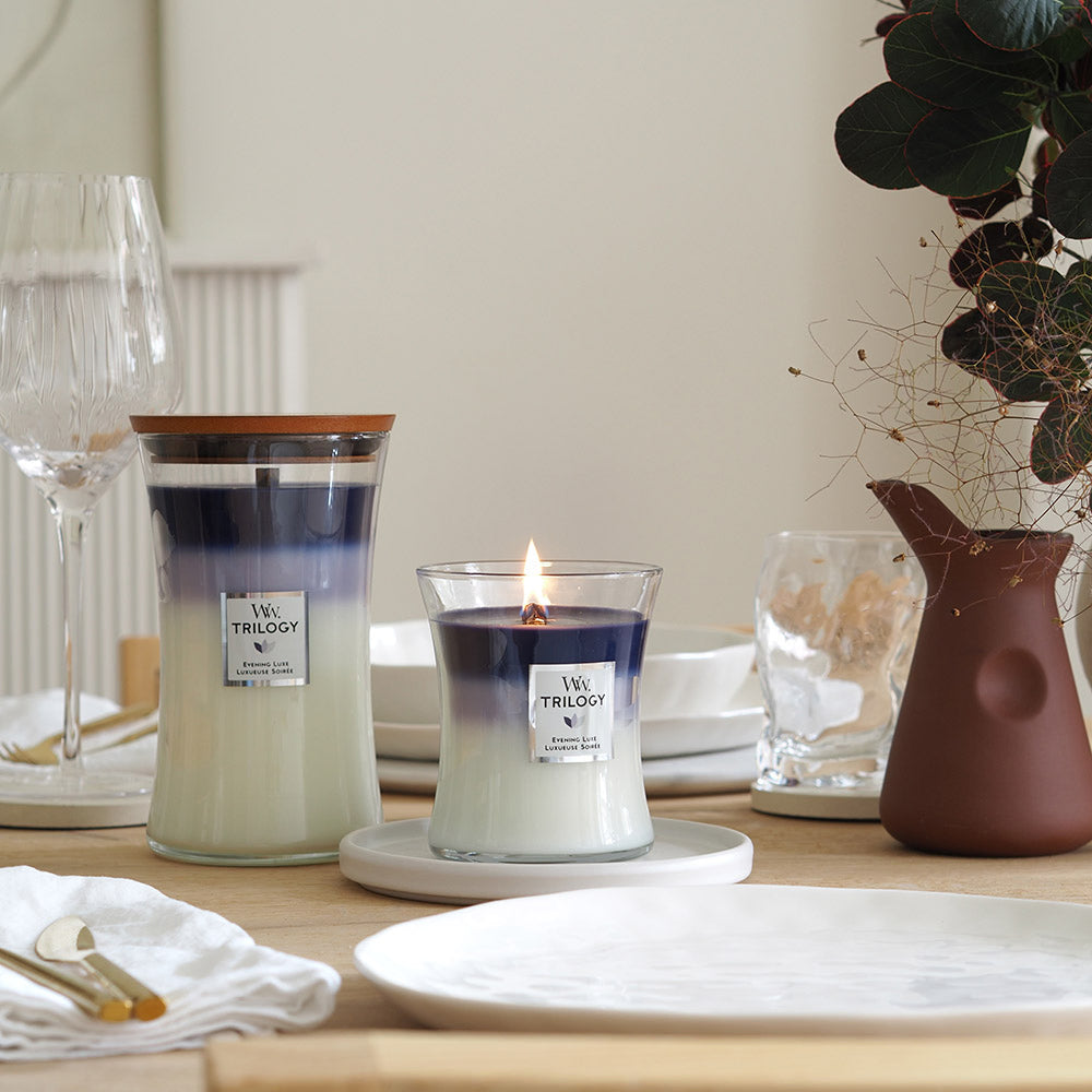 Woodwick Trilogy Large Candle Evening Luxe