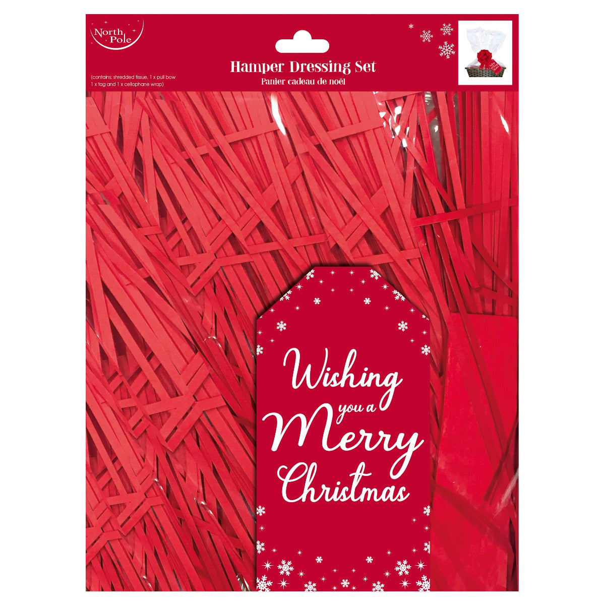 Eurowrap Red Hamper Dressing Set