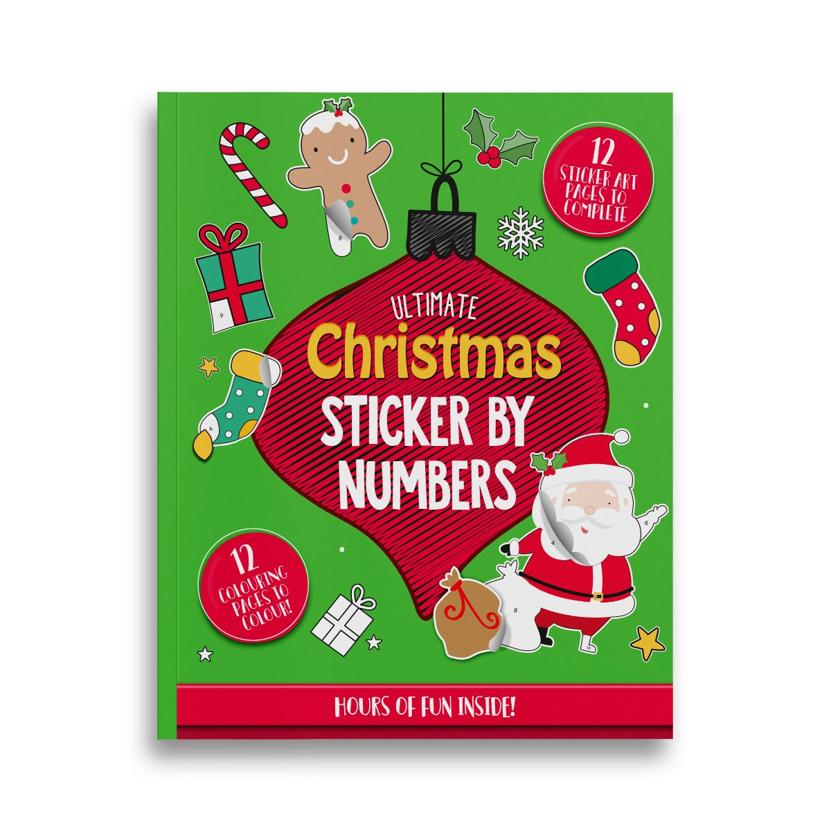 Eurowrap Xmas Sticker By Numbers book