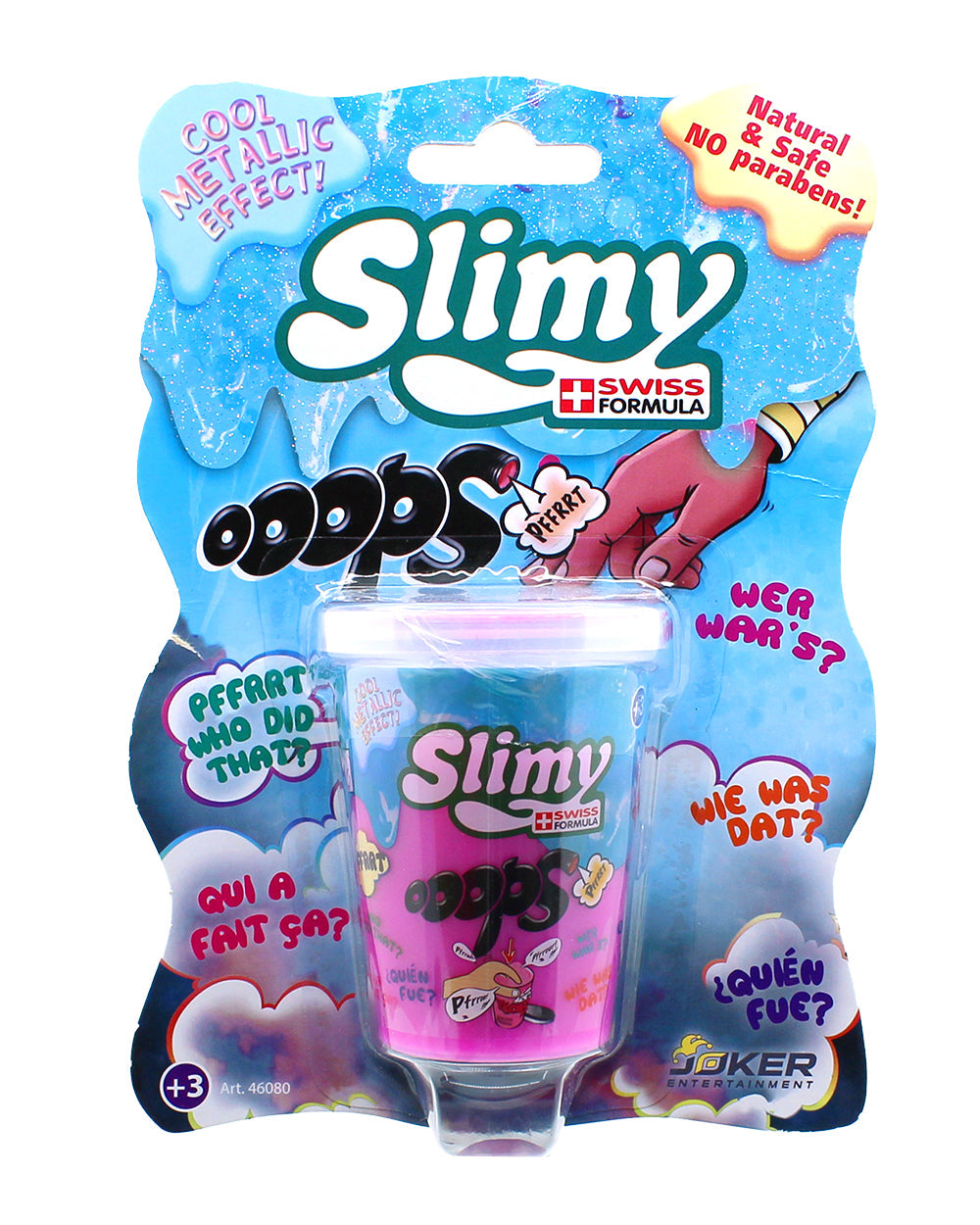 Slimy Mini Oops Metallic 80g Assorted 1 Piece