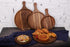 Vague Round Wooden Food Tray 38 x 26 x 2 cm