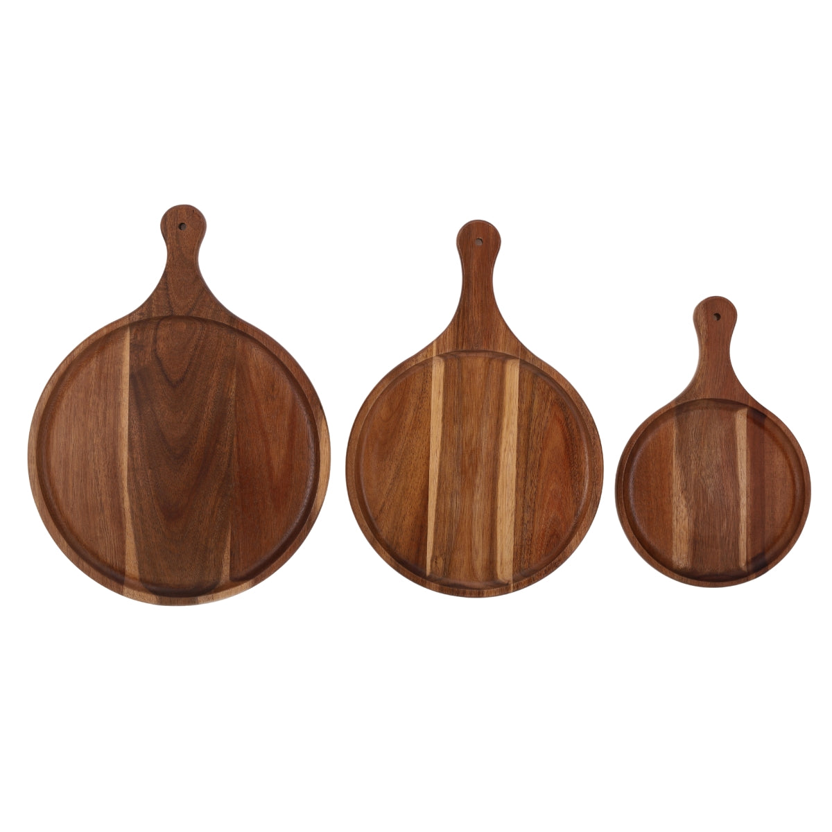 Vague Round Wooden Food Tray 38 x 26 x 2 cm