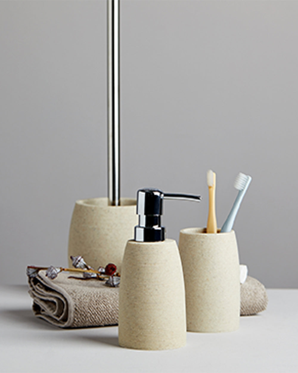 Wenko Toilet Brush Goa Beige