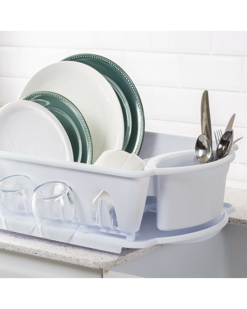 Sterilite 2 Piece White Ultra Sink Set