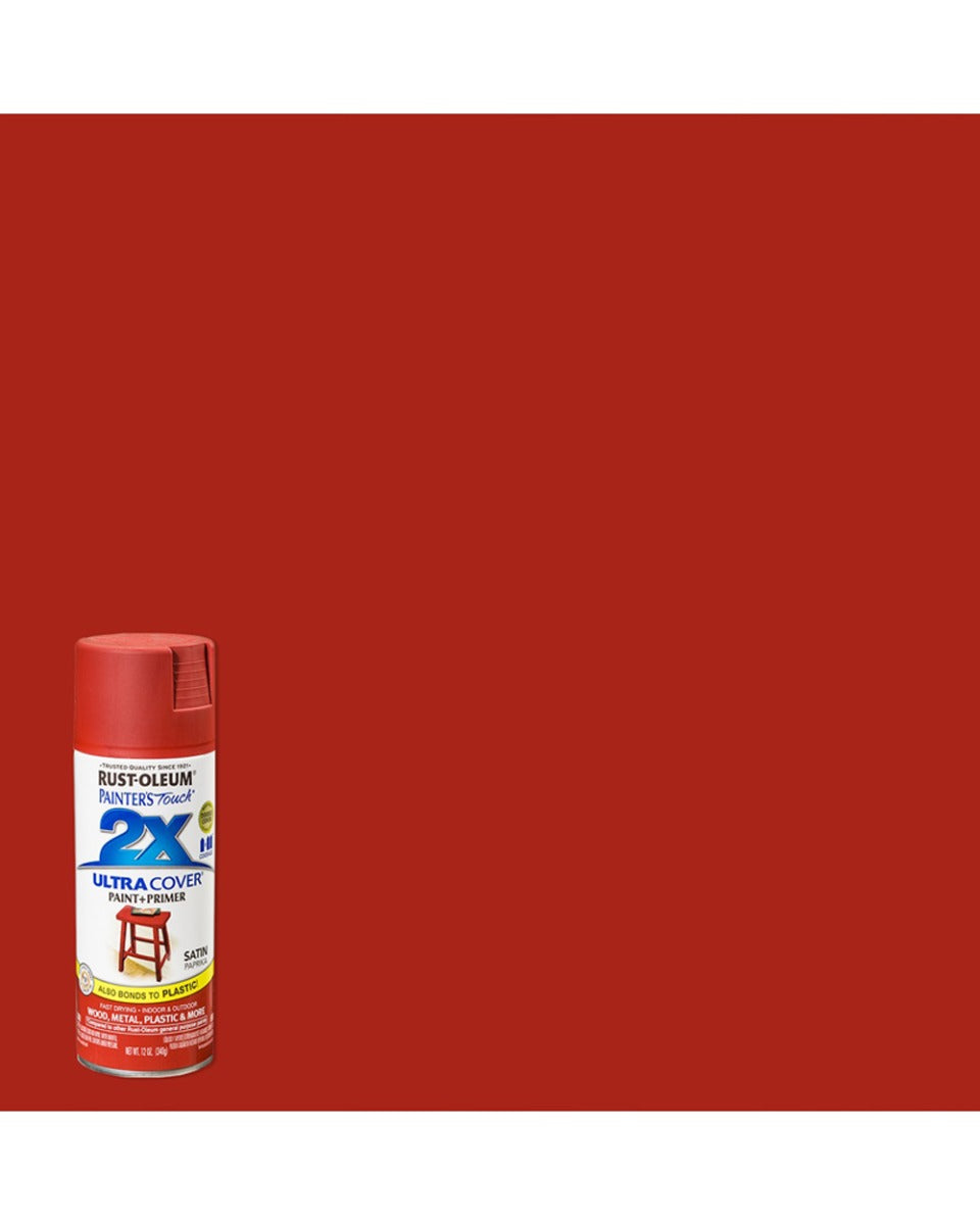 RustOleum PT 2X Ultra Cover Satin Paprika 12Oz