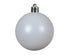 Homesmiths Baubles Shatterproof Shiny Matt Mix Winter White 6cm