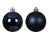 Homesmiths Baubles Shatterproof Shiny Matt Mix Night Blue 6cm