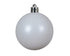 Homesmiths Baubles Shatterproof Shiny Matt Mix Winter White 8cm