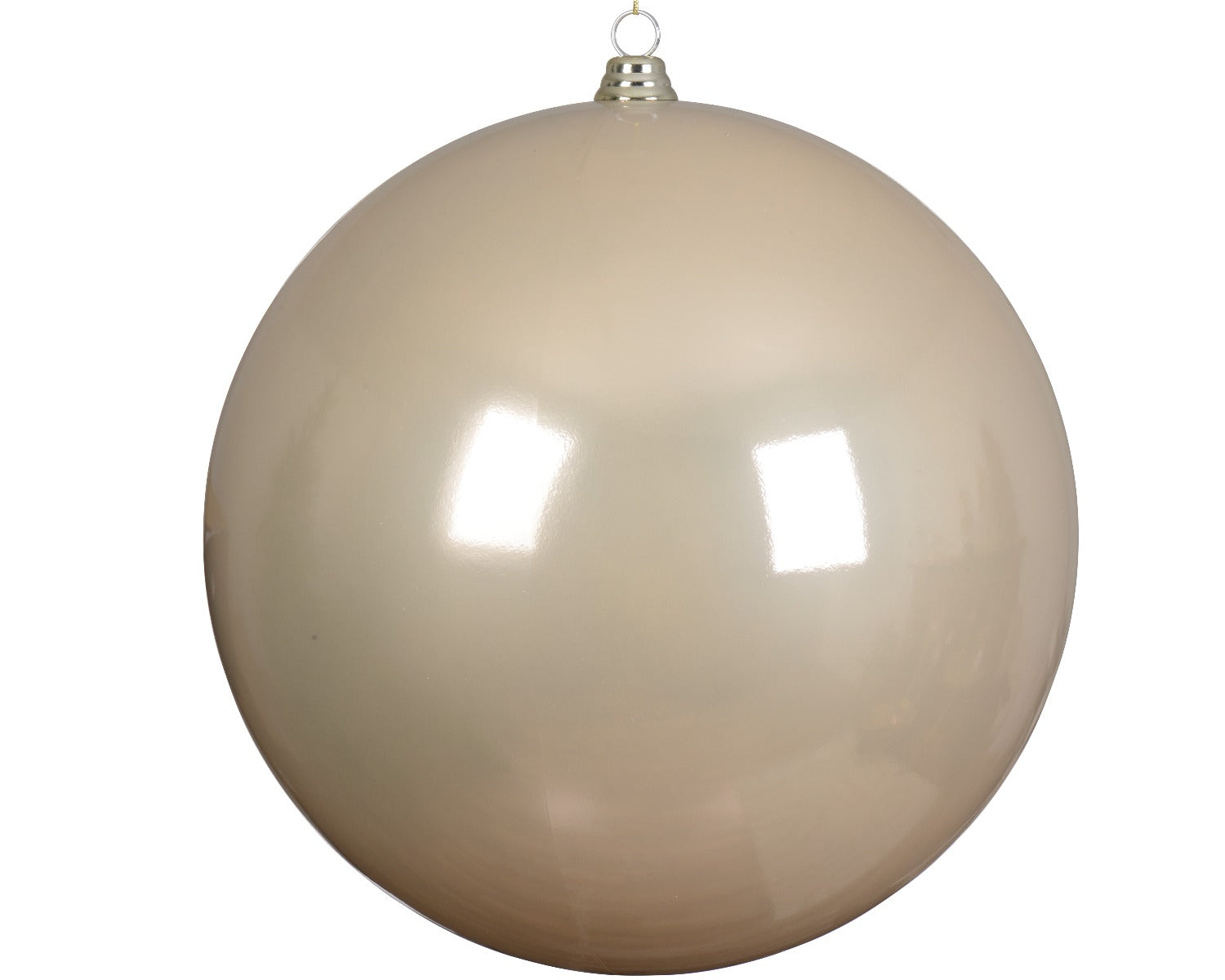 Homesmiths Baubles Shatterproof Shiny Pearl 40cm