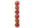 Homesmiths Christmas Bauble Shatterproof Color Red Set Of 3 15Cm