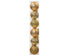 Homesmiths Christmas Bauble Shatterproof Gold Set Of 4 15Cm