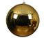Homesmiths Decoris Baubles Shatterproof Shiny Light Gold 25cm