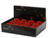 Homesmiths Bauble Plastic With Gold Glitters Red 8cm