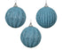 Homesmiths Bauble Foam With Beads And Glitters Blue Ice 8cm