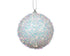Homesmiths Bauble Foam Sequins Winter Whiter 8cm