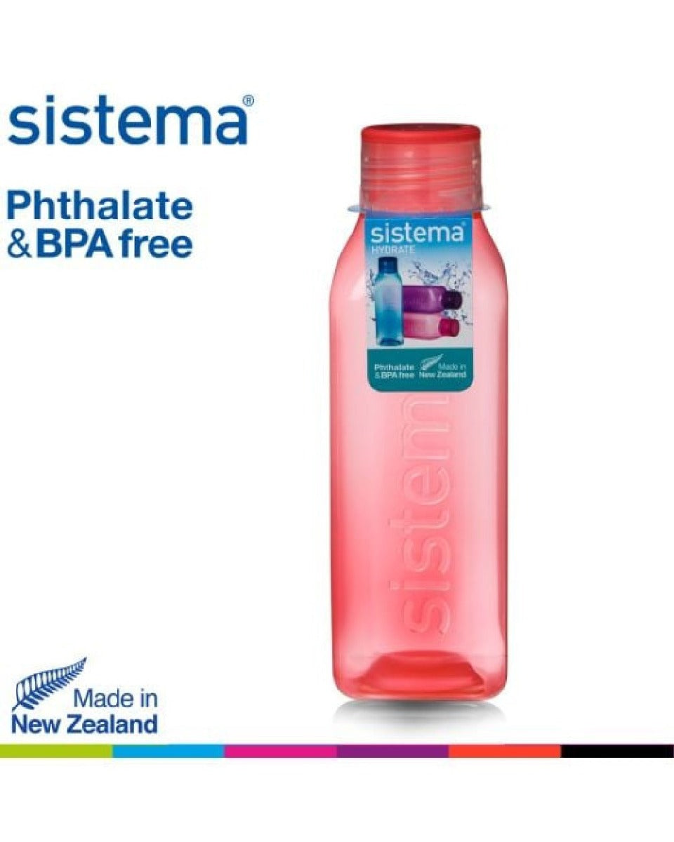 Sistema 1 Liter Square Bottle Orange