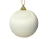 Homesmiths Bauble Foam Fabric Wool White 8cm