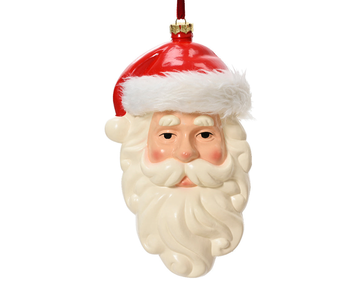 Homesmiths Santa Plastic Electro Plating Hat With Fur