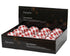 Homesmiths Bauble Shatterproof Shiny Glitter Red & White 10cm