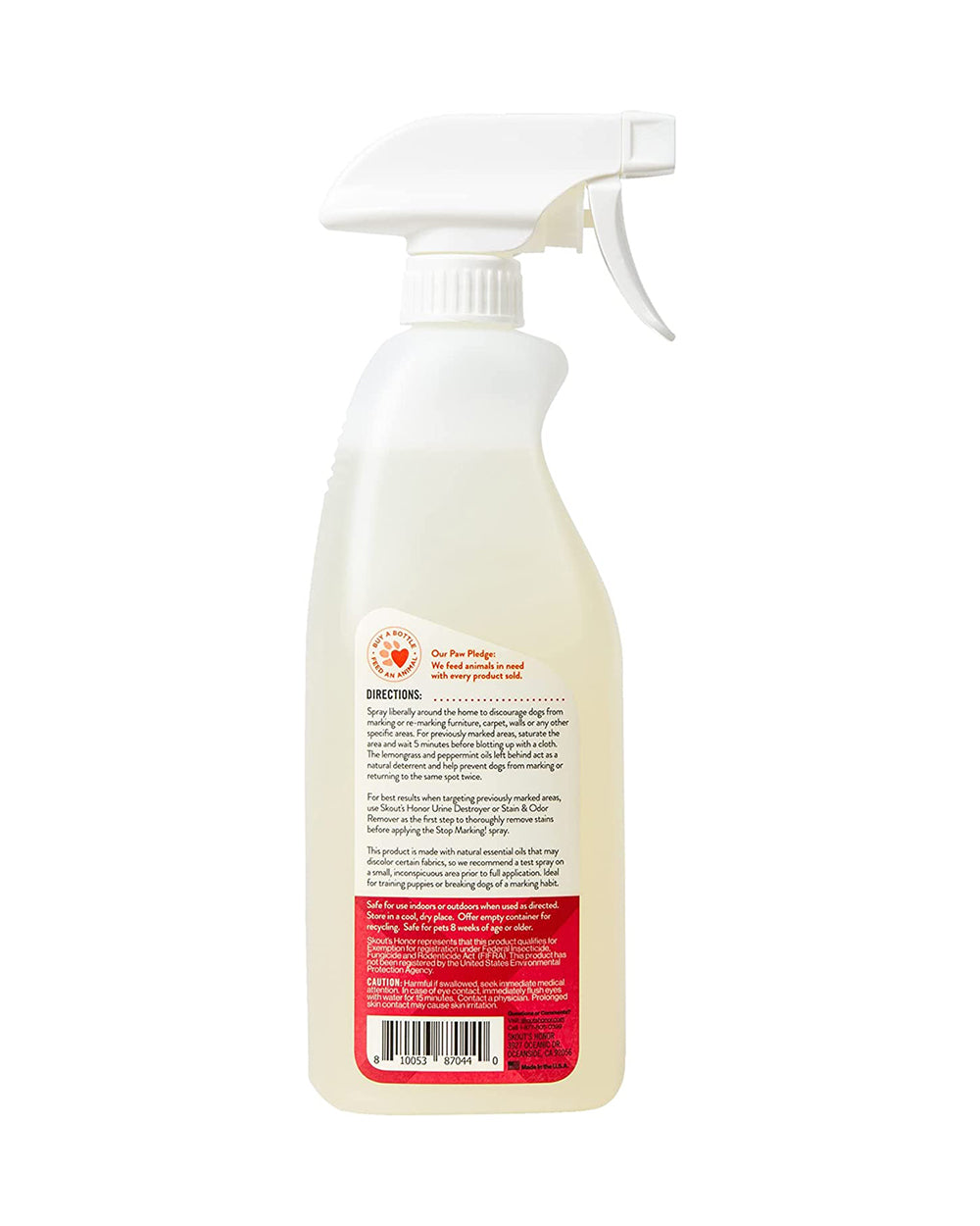 Skouts Honor 830ML Stop Marking! Preventative Spray Training Aid