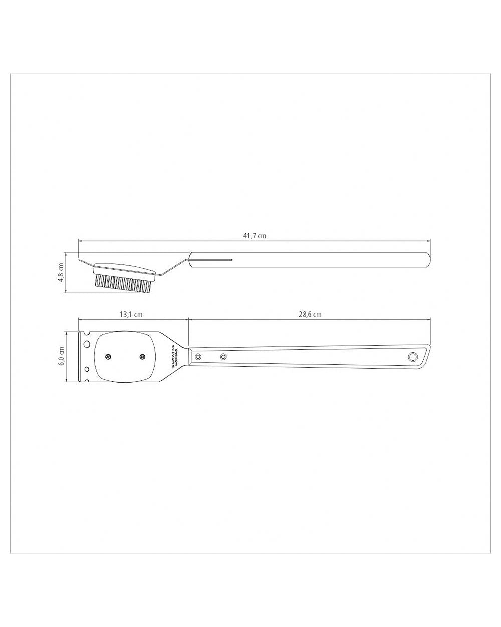 Tramontina Churrasco Stainless Steel BBQ Grill Brush