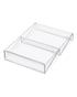 The Home Edit Angled Expandable Drawer Organizer Clear