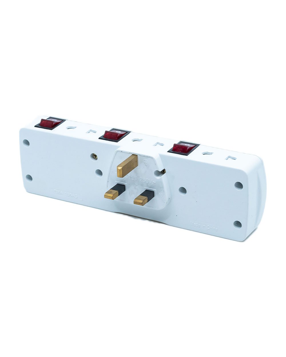 Terminator 6 Way Universal Multiway Adapter 3 Switches.