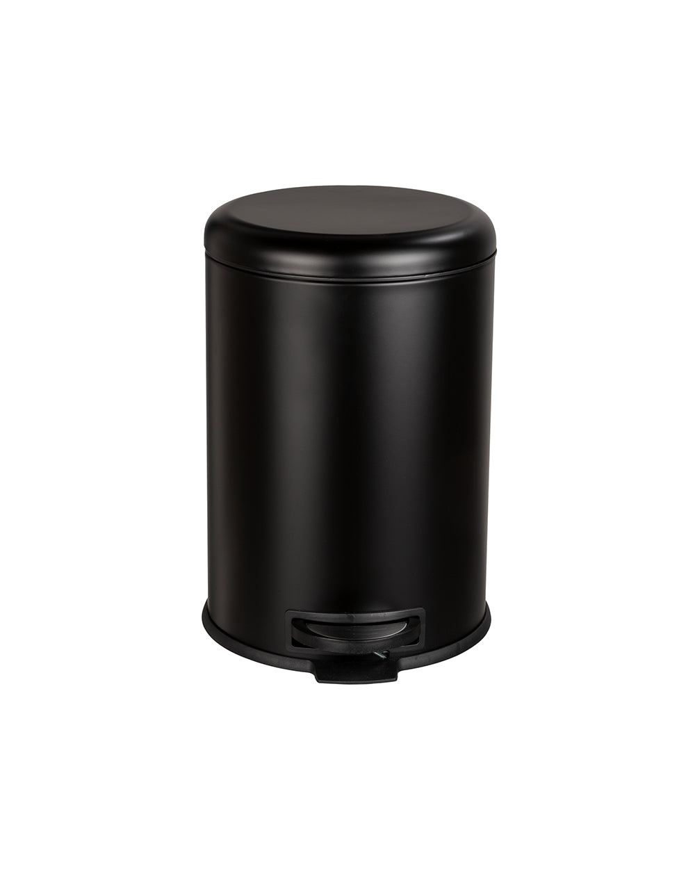 Wenko Pedal Bin Leman Black, Easy-Close 12 Liter
