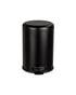 Wenko Pedal Bin Leman Black, Easy-Close 12 Liter