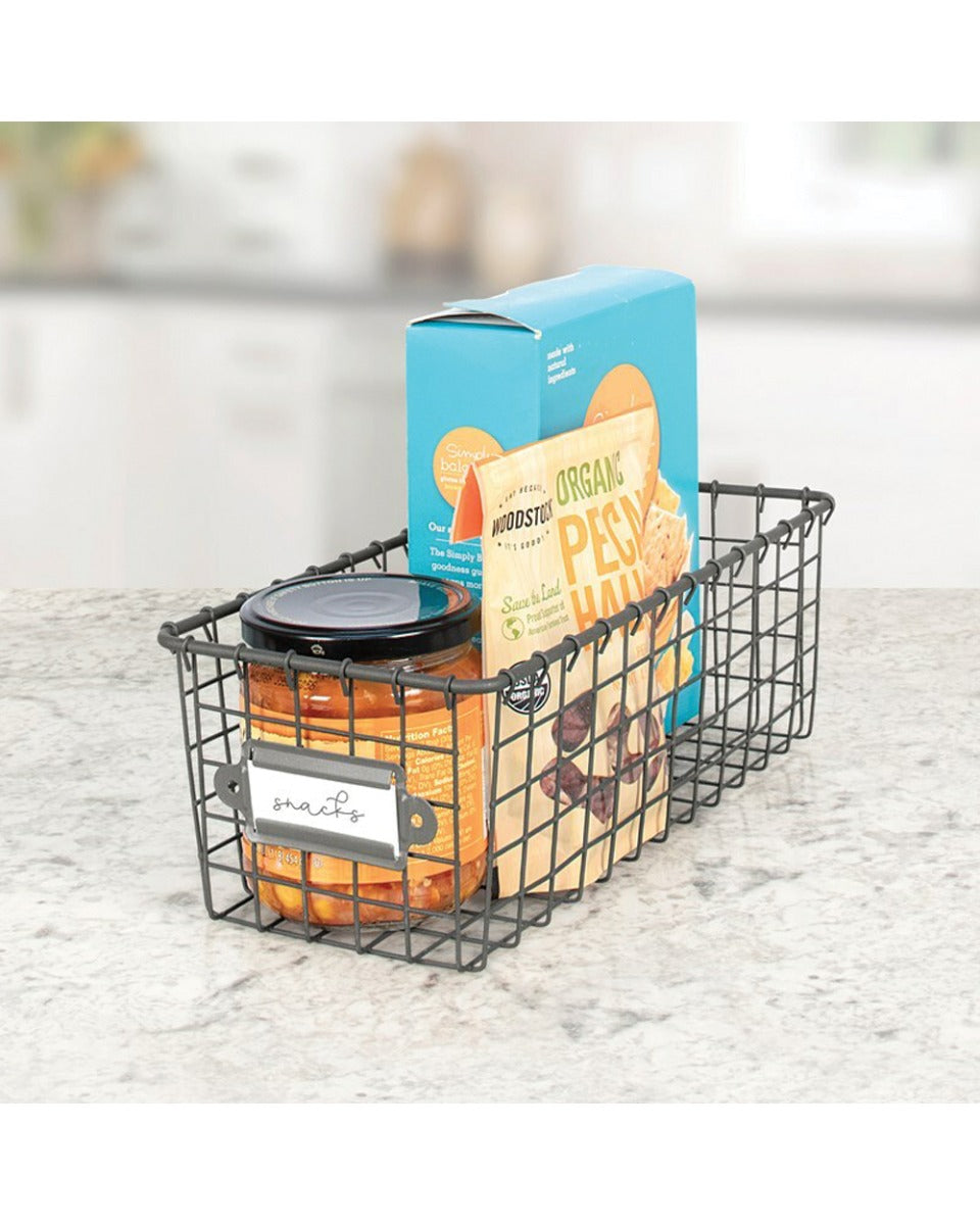 Spectrum Vintage Living Storage Basket 5.5 X 16 Inch