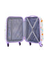 Travelers Club 5 Pieces Kids Luggage Set with 360Â° 4 Wheel Spinner System Rainbow