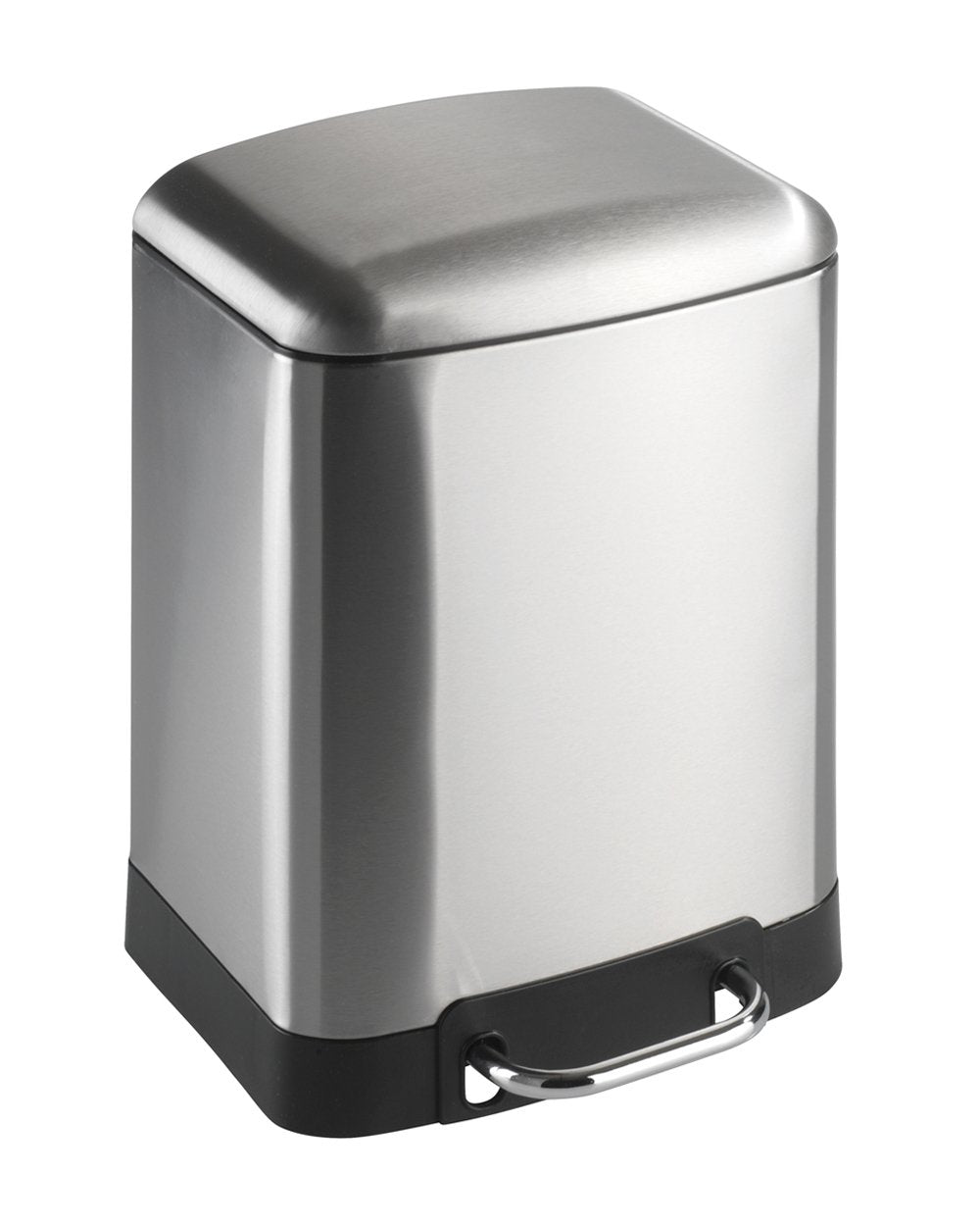 Wenko 6 Liter Stainless Steel Pedal Bin Studio Easy Close