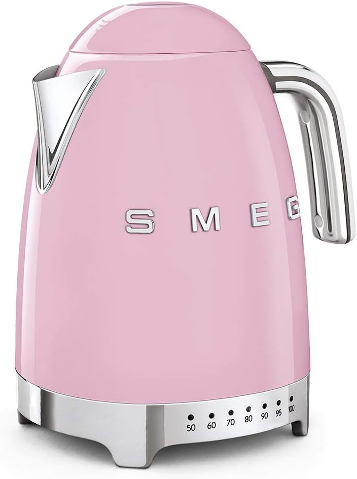 Smeg Variable Temperature Kettle Pink