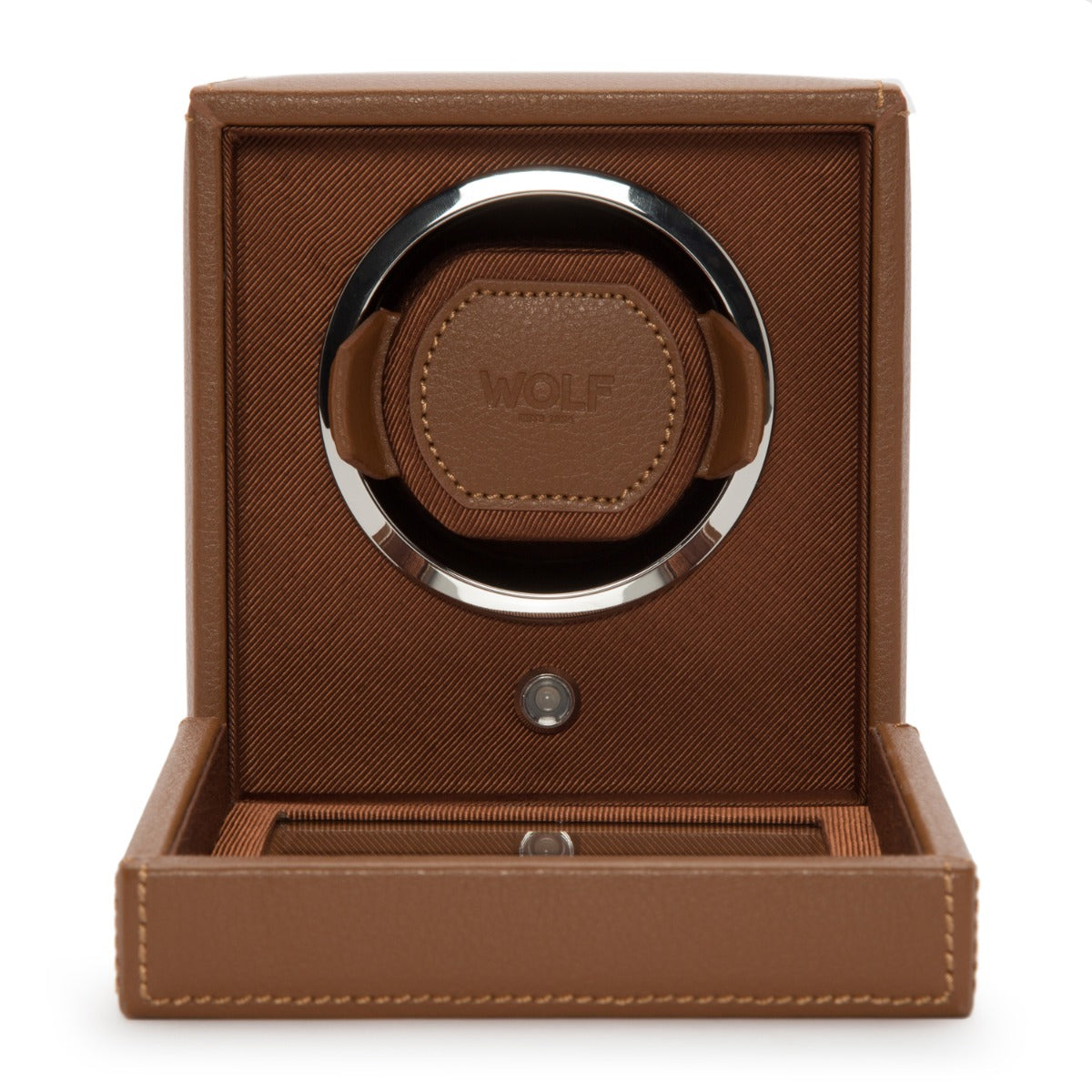 Wolf Cub Winder with Cover Cognac