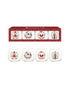 RSW Santa & The Nutcracker 4 Drinking Glasses