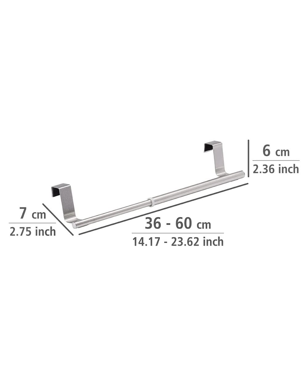 Wenko Over Cabinet Towel Rod Extensional 36-60cm