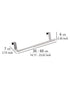 Wenko Over Cabinet Towel Rod Extensional 36-60cm