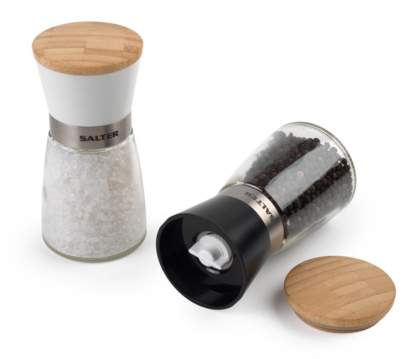 Salter Glass Mill Set Filled