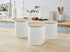 Swan Canisters Set of 3 Slate Cotton White