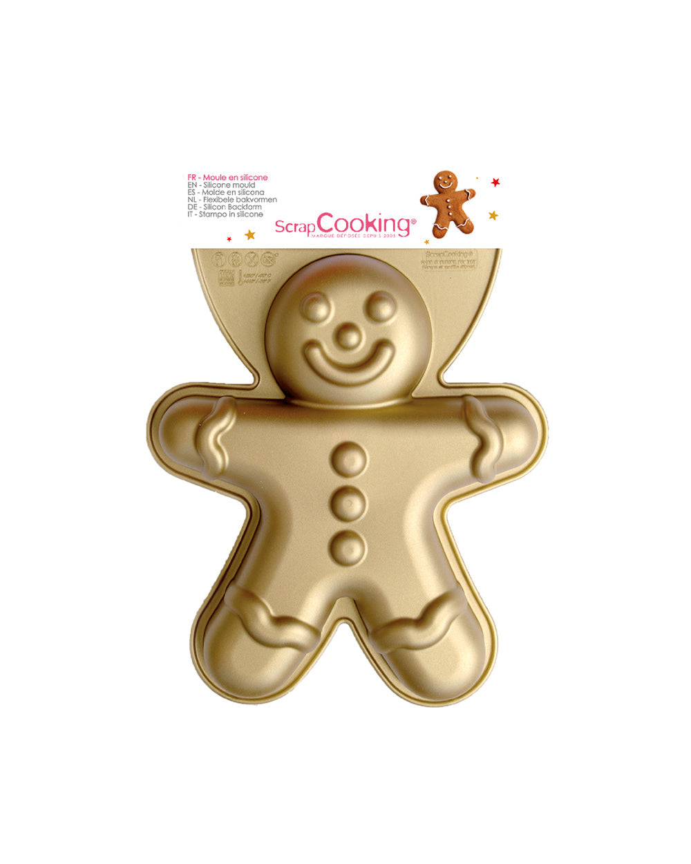 Scrapcooking Silicone Gingerbread Man Mould