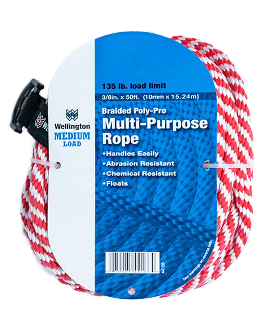 Wellington Cordage 3/8"x50' Red Derby Rope