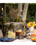 Tiki 5.5 inch Table Torch Glass & Metal Lantern