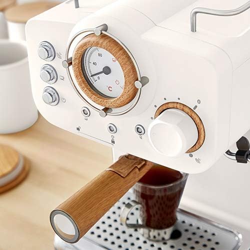 Swan Pump Espresso Coffee Machine Cotton White