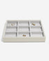 Stackers Classic Statement Earring Holder Oatmeal