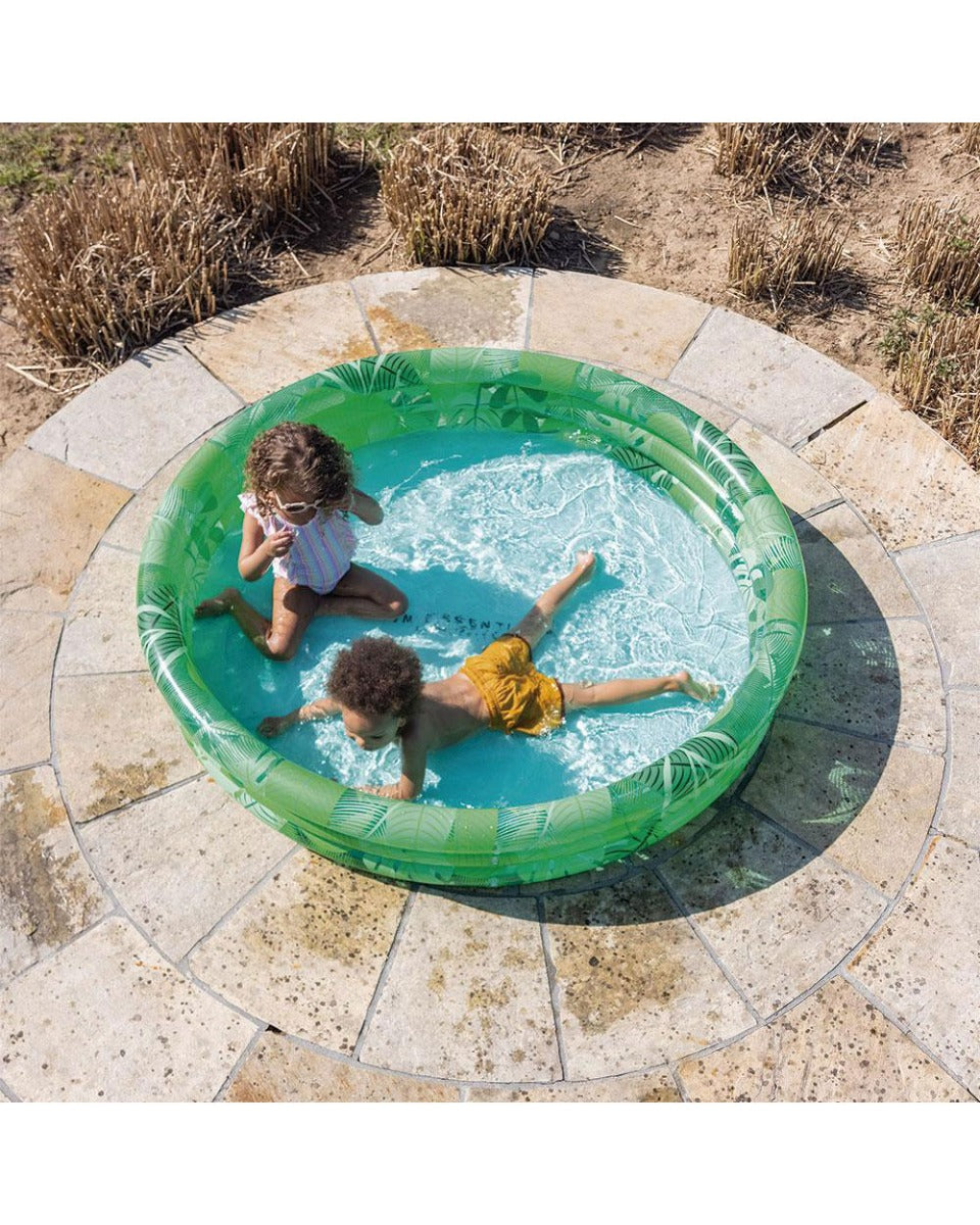 Swim Essentials Green Tropical Printed Children's pool 150 cm 3 rings