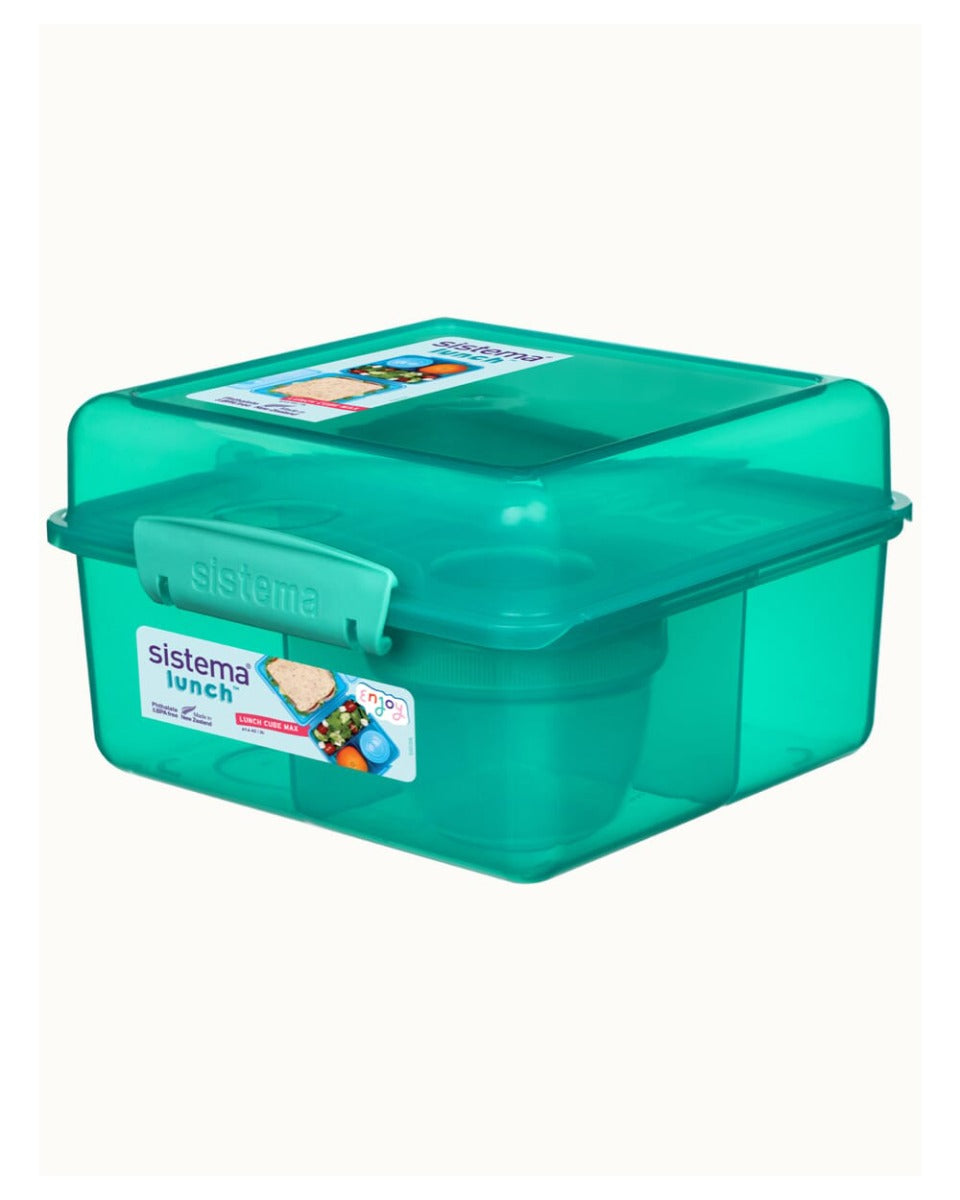 Sistema Lunch Cube Max With Yogurt 2L Teal