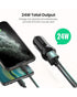 UGREEN Dual USB-A 24W Car Charger Black