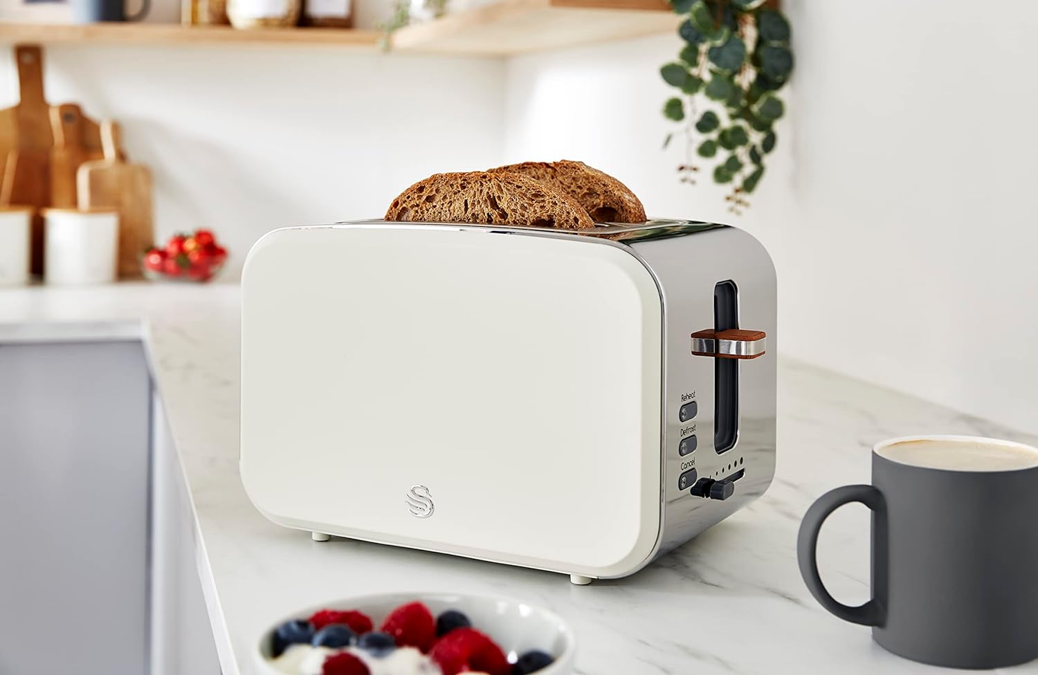 Swan Nordic Toaster White 2 Slice