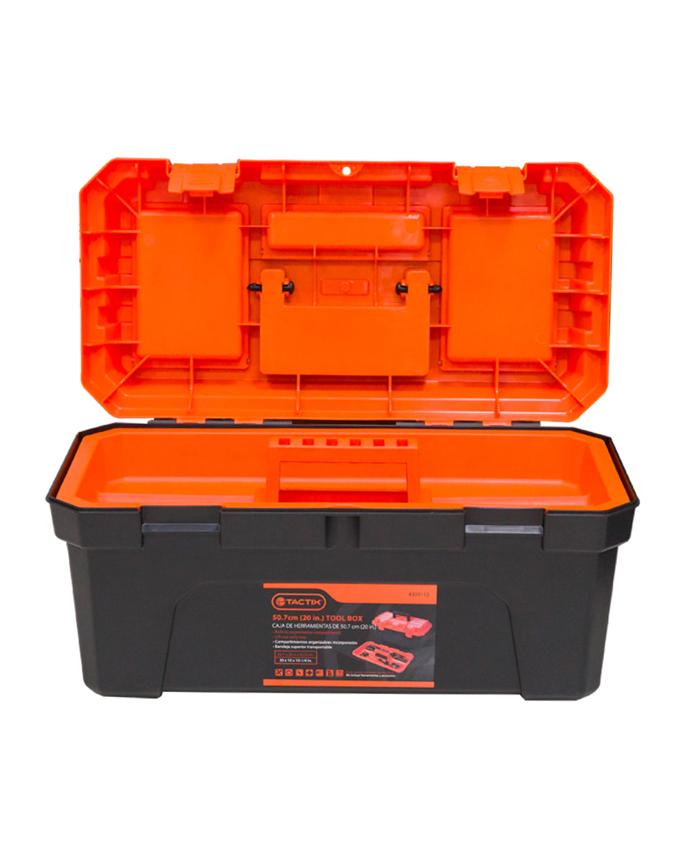 Tactix 50.7cm Plastic Tool Box